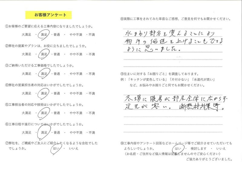 お客様の声