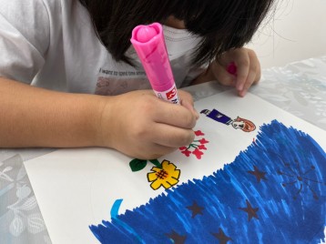 お絵かきうちわ